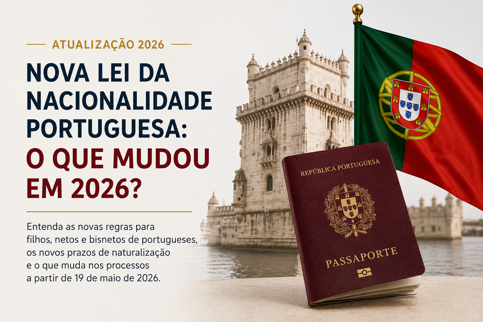 Nacionalidade portuguesa e as novas regras de 2026